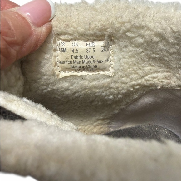 Ryka Aubonne  Dark Gray Bungee Snow Faux Fur Lined Ankle Walking Boots 7.5 - Picture 13 of 13